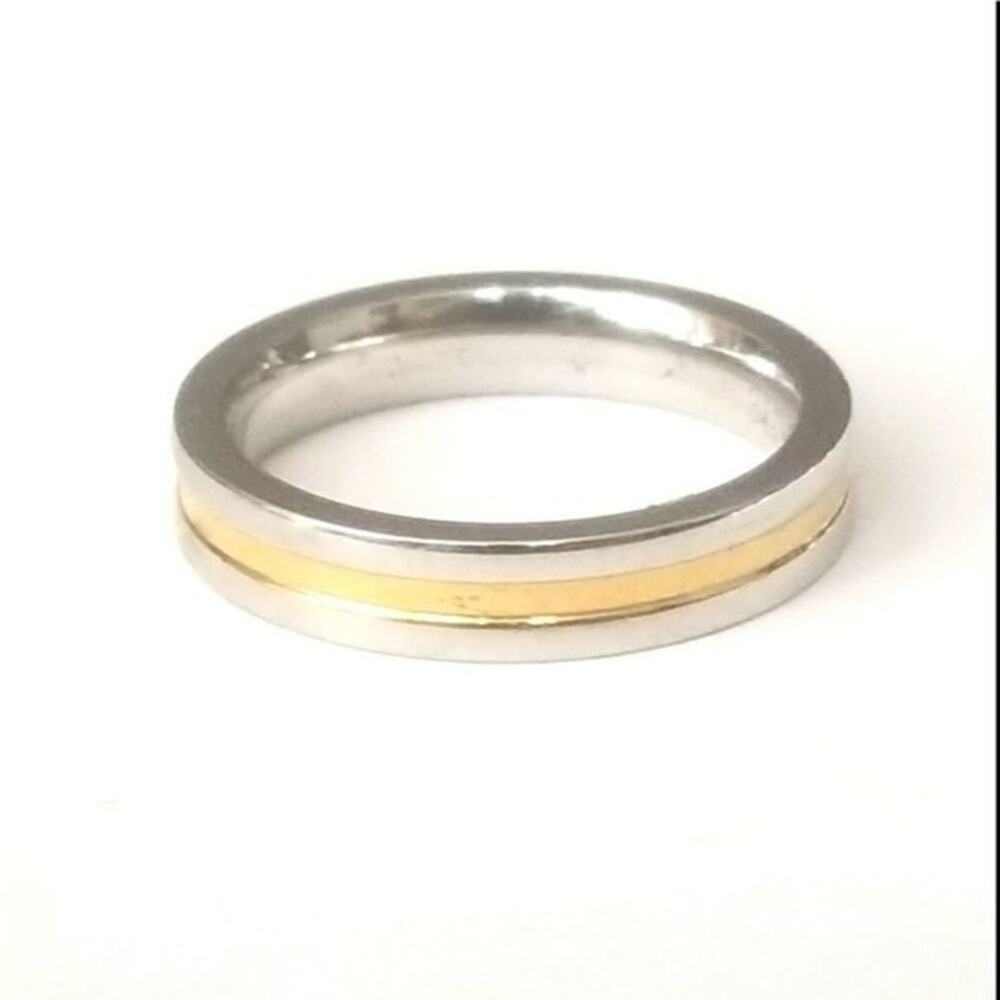 New thin stainless steel band size 7‎
